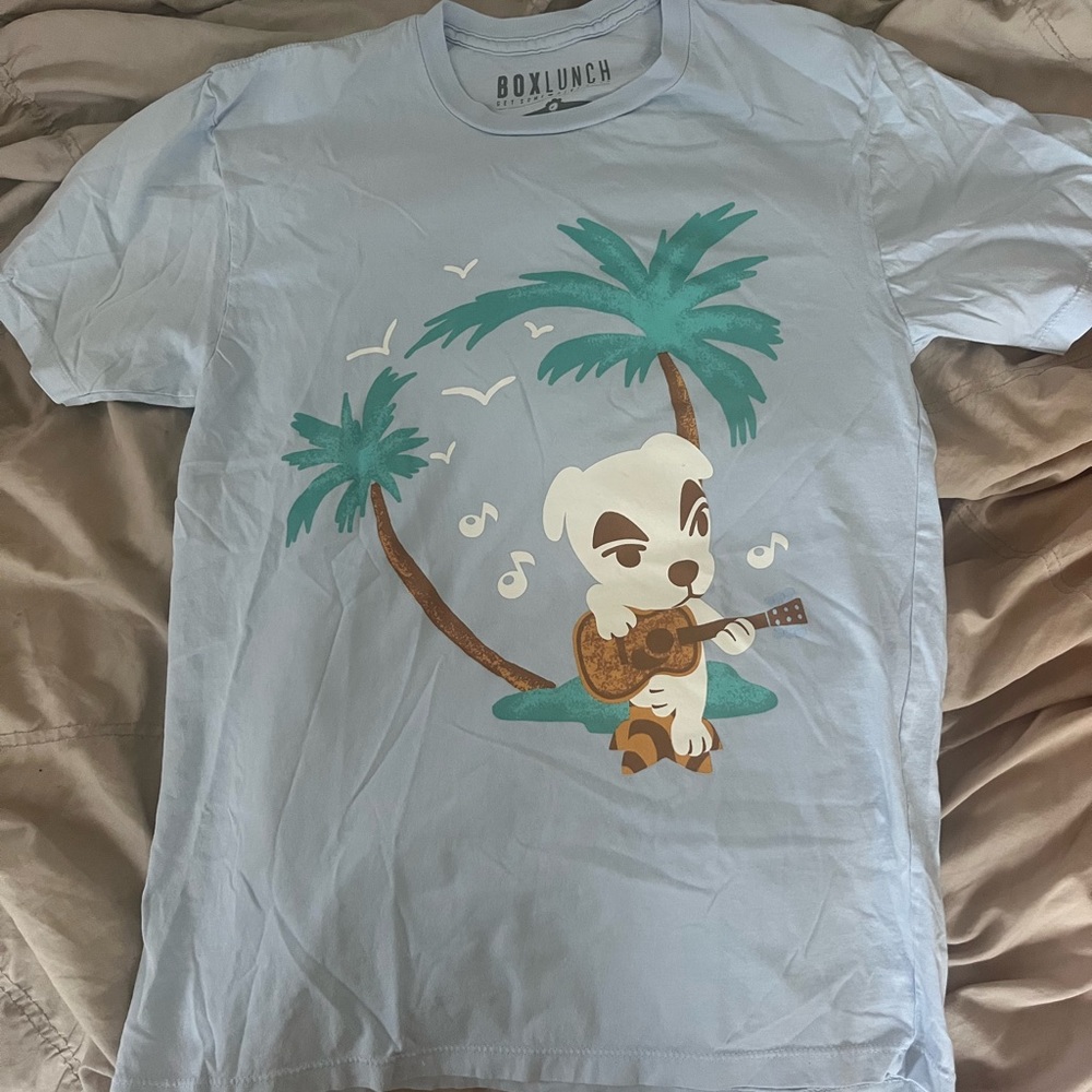 animal crossing t-shirt from boxlunch in a light blue and size small!